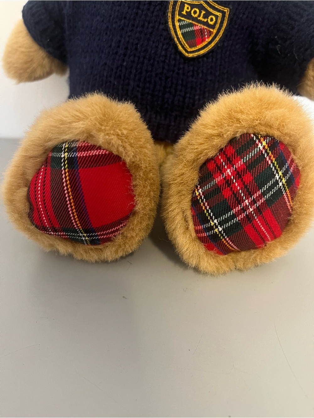 Polo Ralph Lauren 2008 teddy bear wearing blue knit sweater - Picture 4 of 8